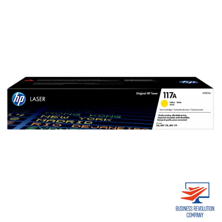 Cartouche d'encre Toner HP 117A Jaune W2072A 700p prix Cameroun
