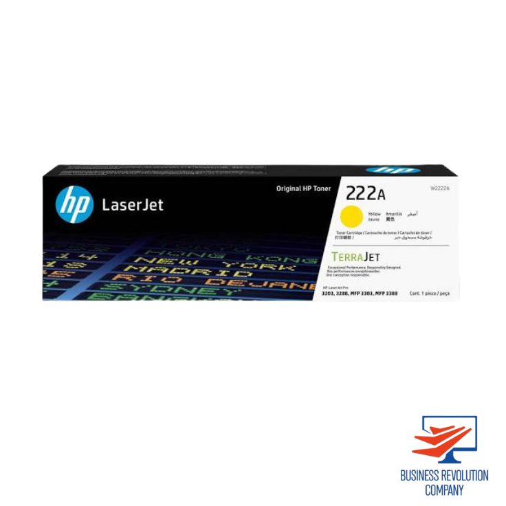 Cartouche d'encre Toner HP 222A Jaune W2222A 1200p prix Cameroun