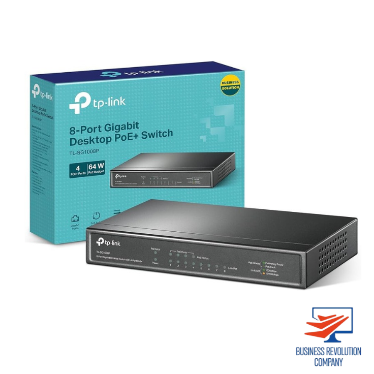 Switch TP-Link SG1008P 8 Ports 4 PoE au Cameroun