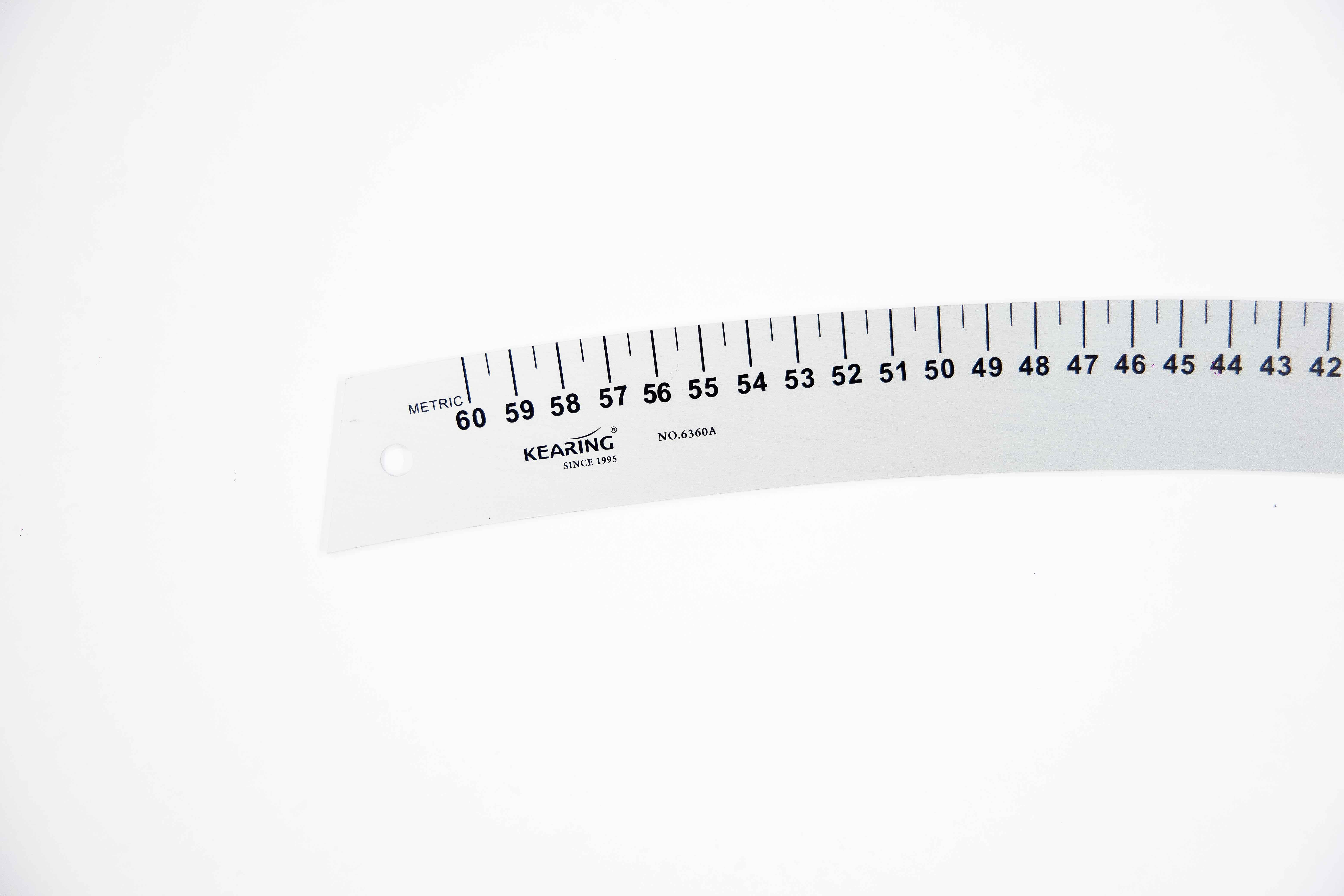 Kearing Hip Curve Ruler - Detail View