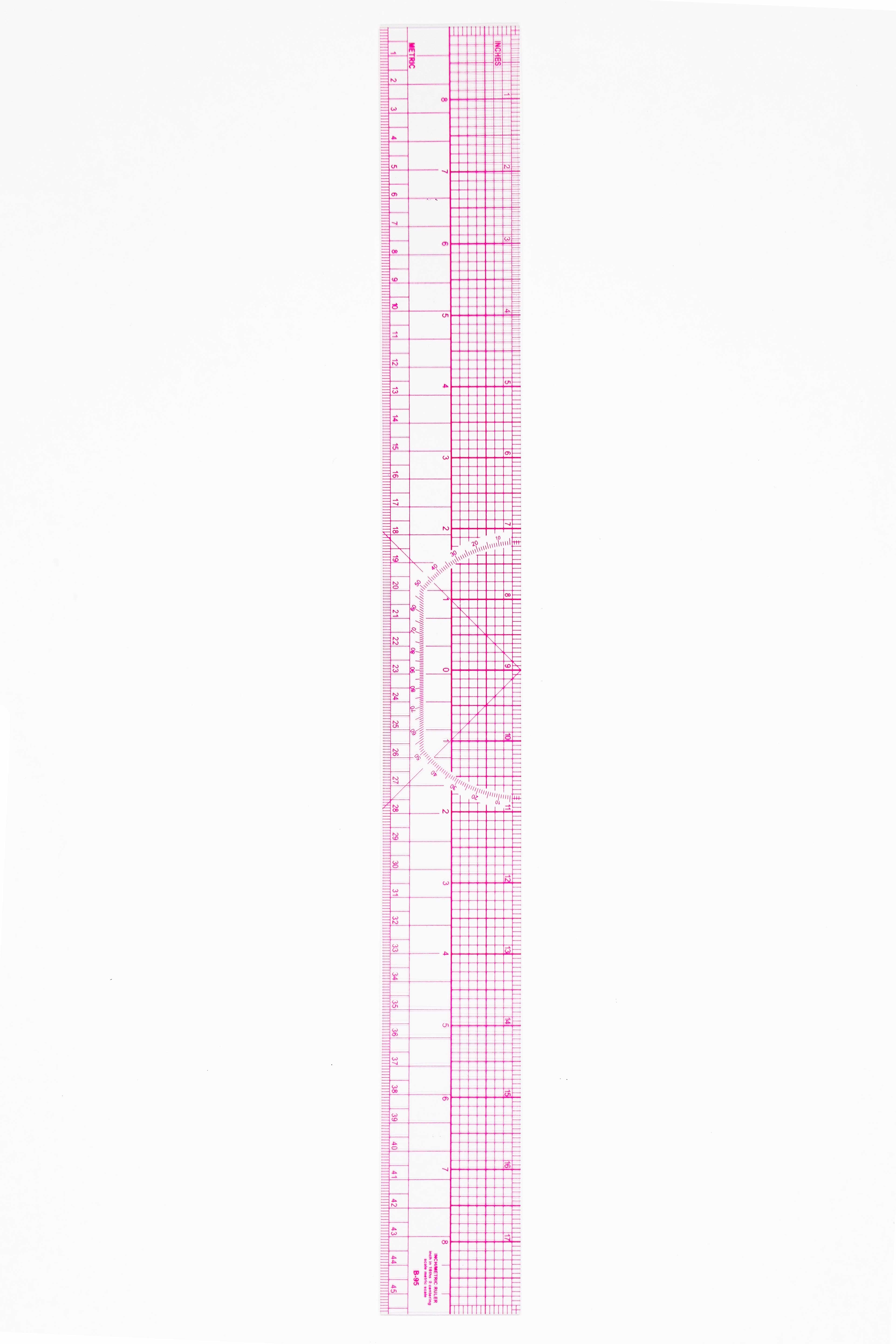 Kearing B-95 INCH/CM Ruler