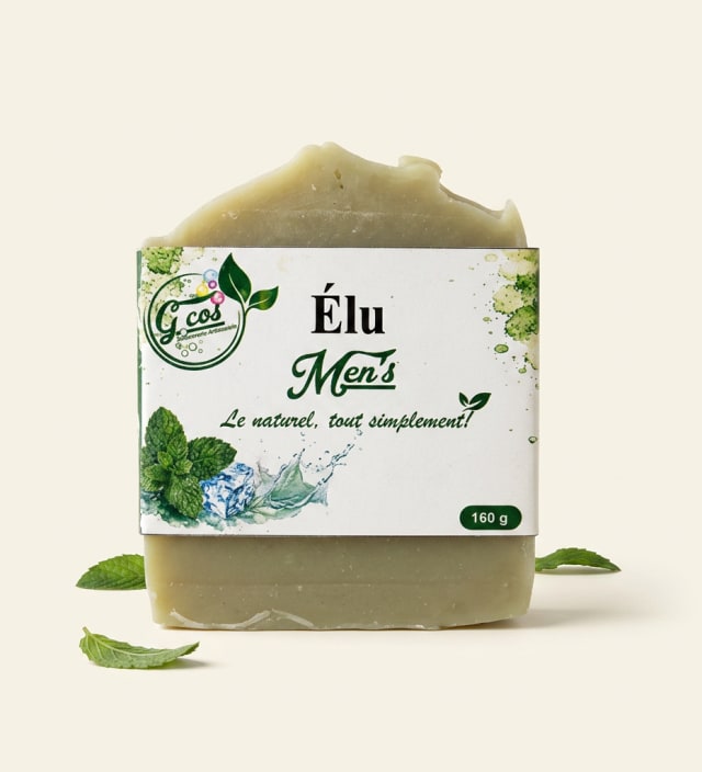 Savon Artisanal à la Menthe Poivrée – Élu Men’s