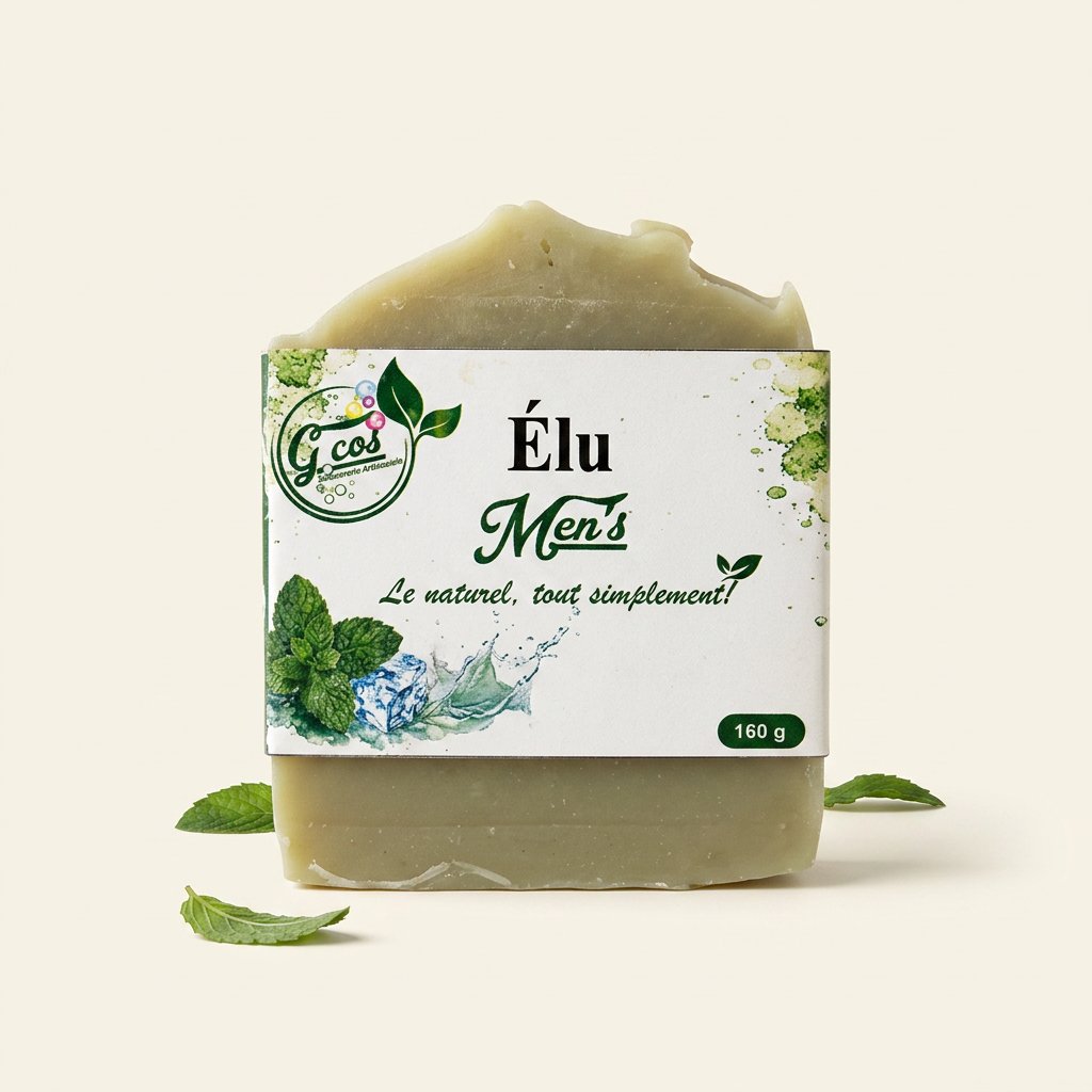 Savon Artisanal à la Menthe Poivrée – Élu Men’s