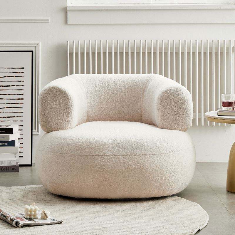 Fauteuil à Bascule Moderne en Velours – Fauteuil Lounge Premium