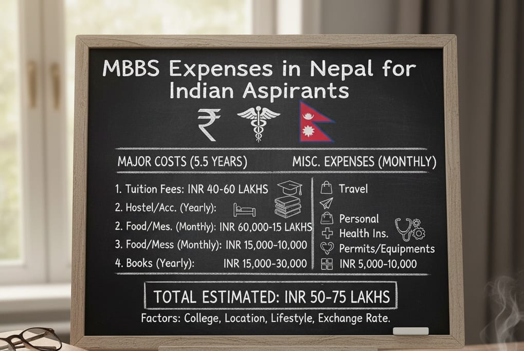 Full Breakdown of MBBS Expenses in Nepal for Indian Aspirants