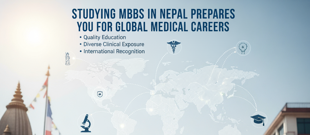 Learn how studying MBBS in Nepal prepares you for global medical careers