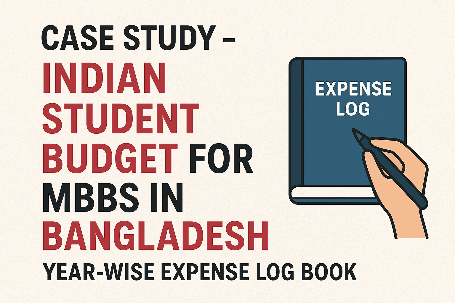 Case Study – Indian Student Budget for MBBS in Bangladesh: Year-Wise Expense Log Book