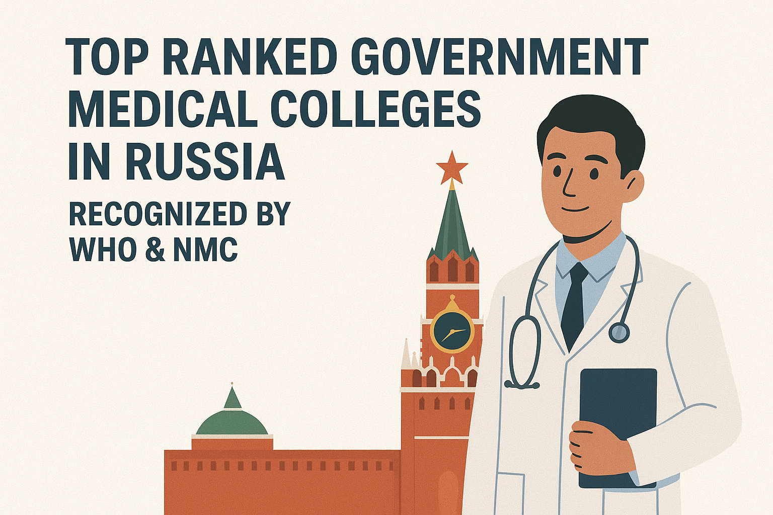 Top Ranked Government Medical Colleges in Russia Recognized by WHO & NMC