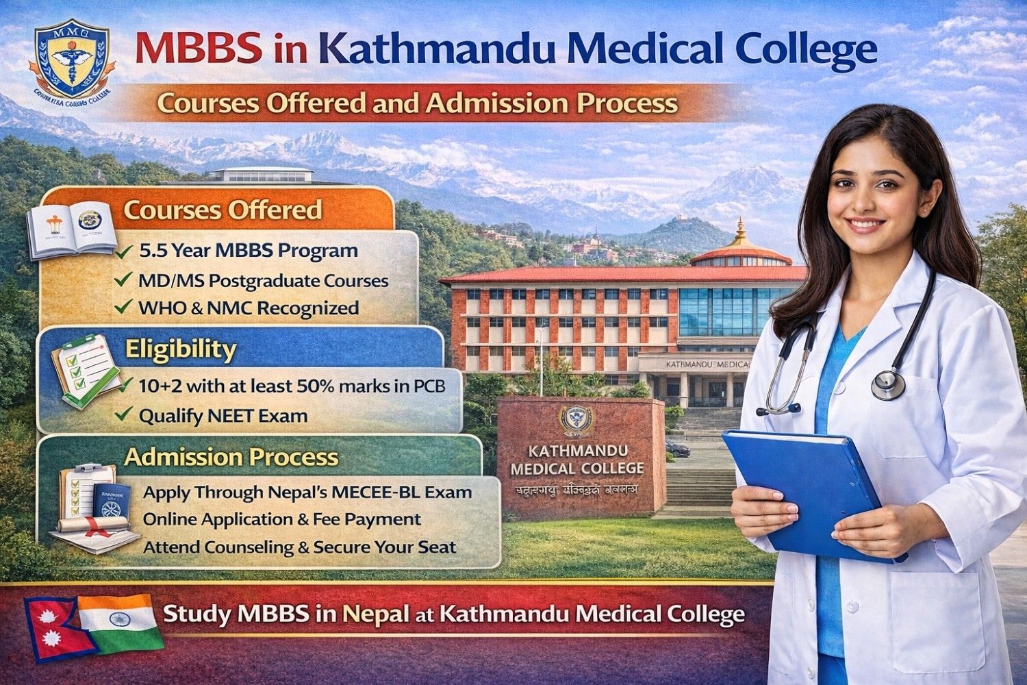 MBBS in Kathmandu Medical College Courses Offered and Admission Process MBBS at Kathmandu Medical College