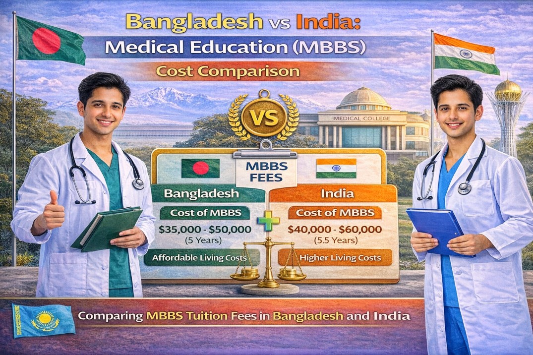 Bangladesh vs India: Medical Education (MBBS) Cost Comparison