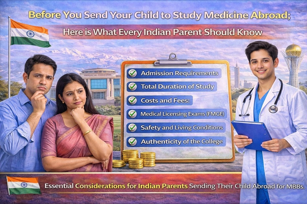 Before You Send Your Child to Study Medicine Abroad, here is What Every Indian Parent Should Know