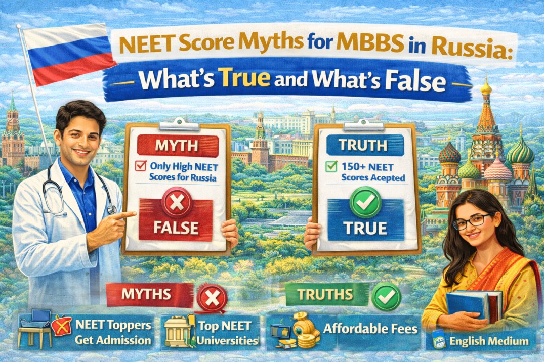 NEET Score Myths for MBBS in Russia: What’s True and What’s False