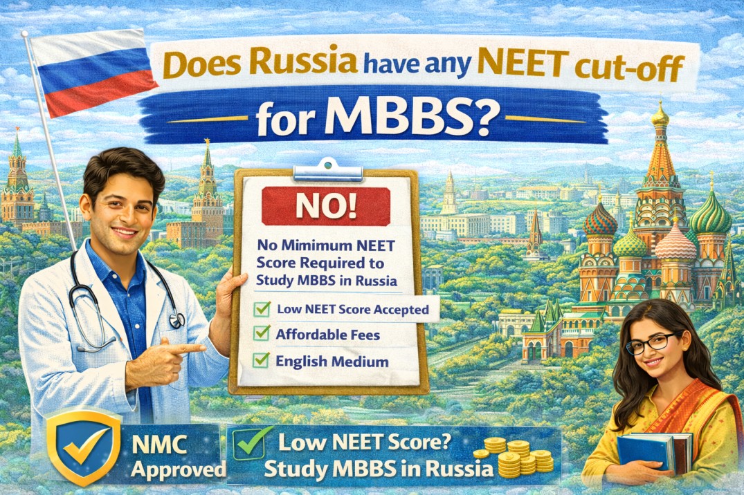 Does Russia have any NEET cut off for MBBS?