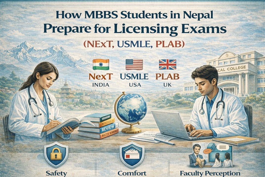 How MBBS Students in Nepal Prepare for Licensing Exams (NExT, USMLE, PLAB)