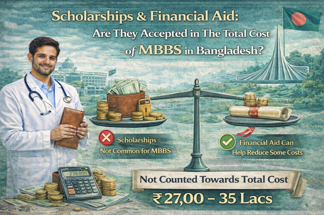 Scholarships & Financial Aid: Are They Accepted in The Total Cost of MBBS in Bangladesh?