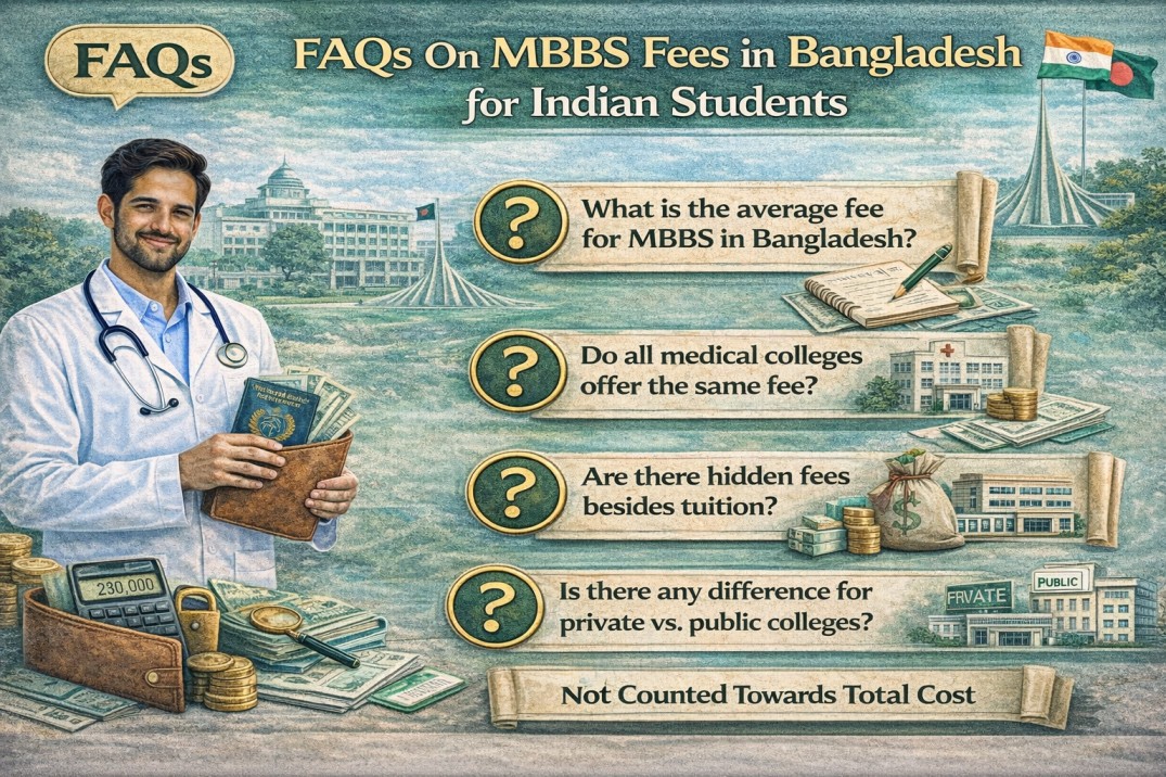 FAQs On MBBS Fees in Bangladesh for Indian Students