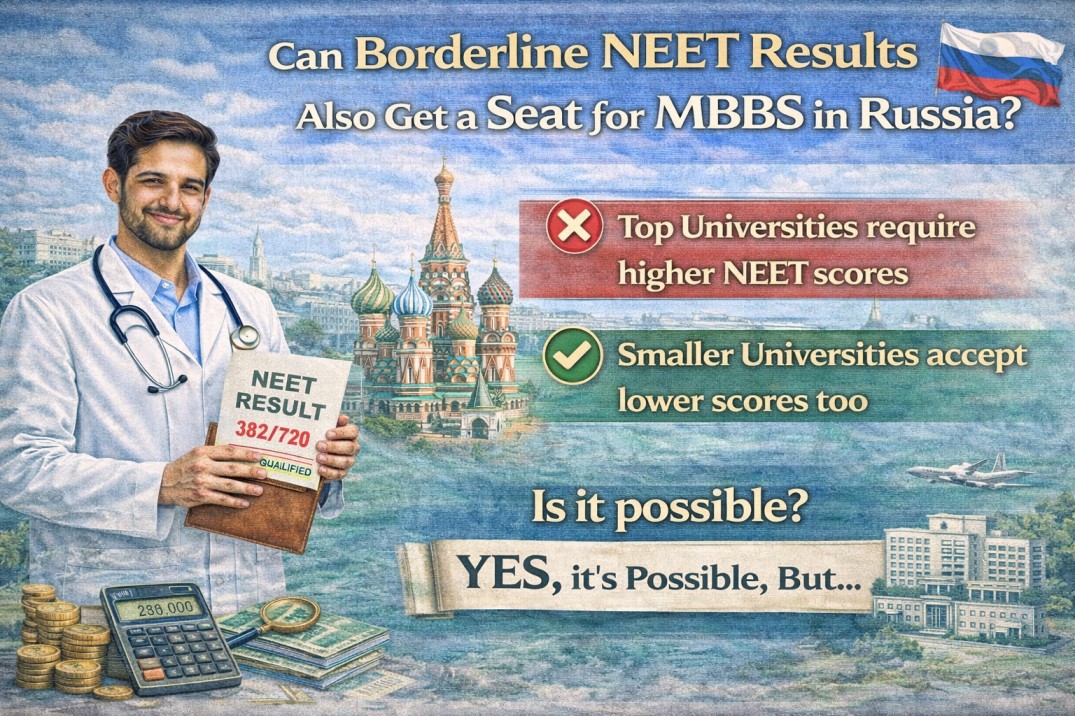 Can Borderline NEET Results Also Get a Seat for MBBS in Russia?