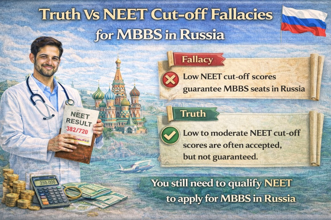 Truth Vs NEET Cut-off Fallacies for MBBS in Russia