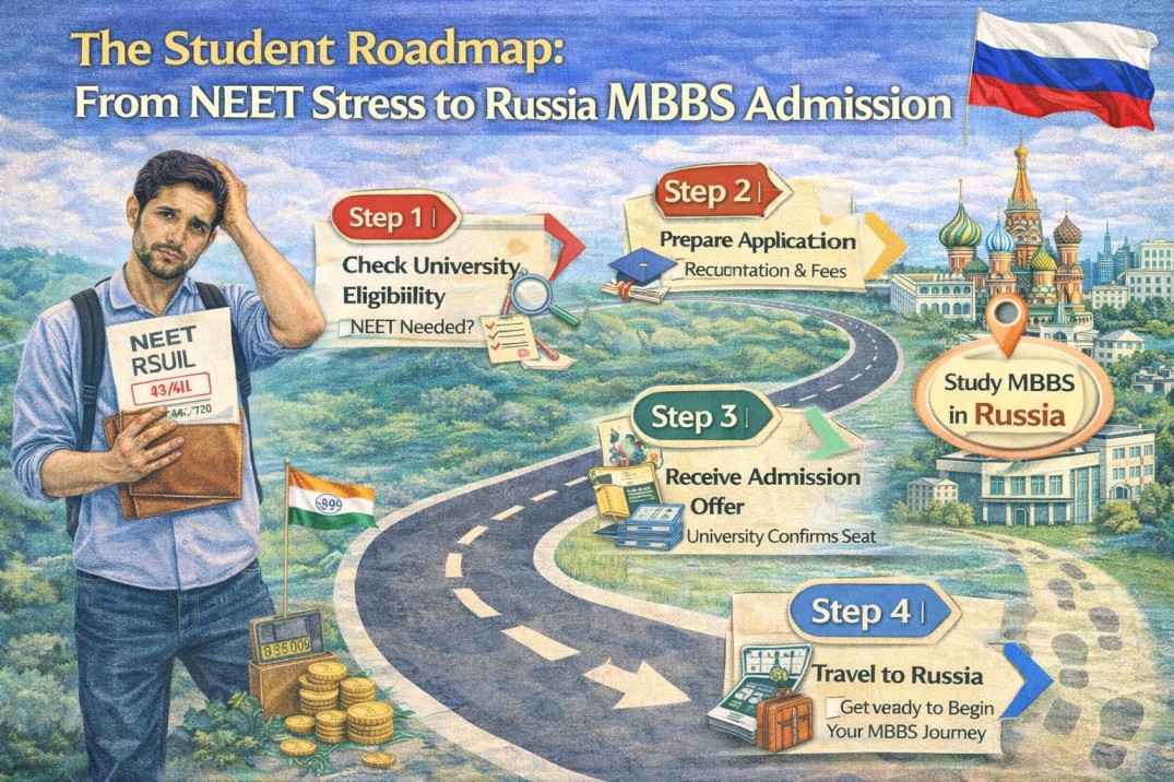 The Student Roadmap: From NEET Stress to Russia MBBS Admission