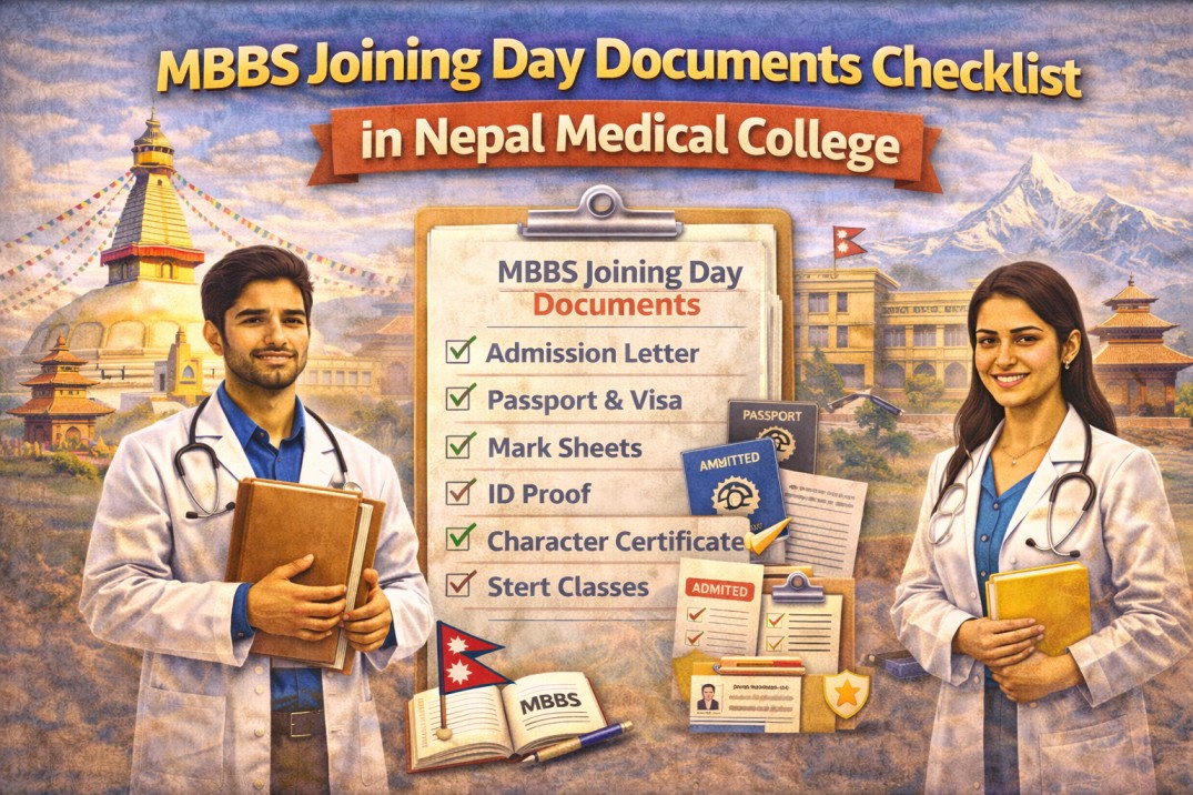 MBBS Joining Day Documents Checklist in Nepal Medical College