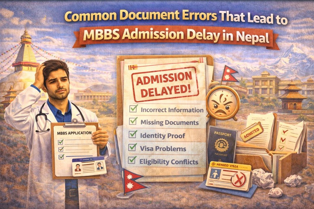 Common Document Errors That Lead to MBBS Admission Delay in Nepal