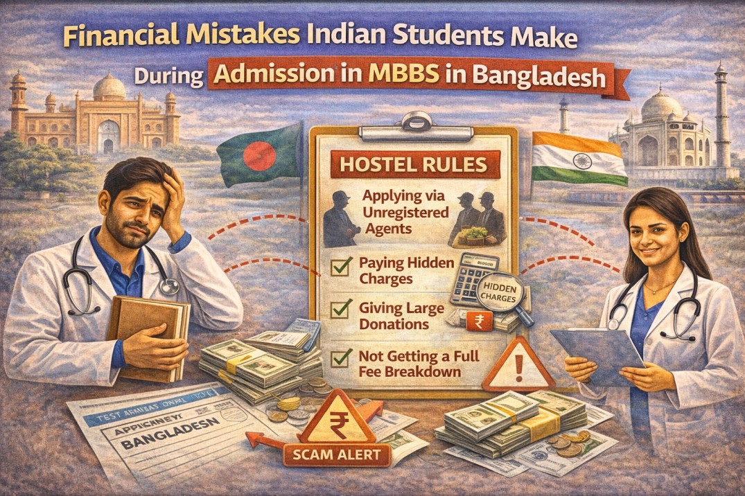 Financial Mistakes Indian Students Make During Admission in MBBS in Bangladesh.