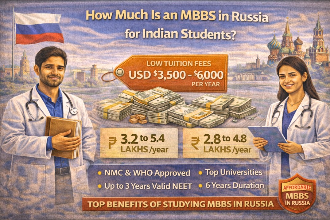 How Much Is an MBBS in Russia for Indian Students?