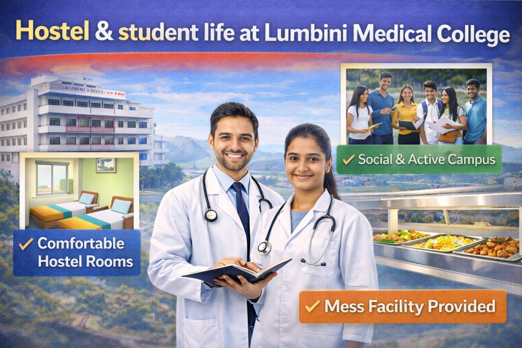 Hostel & student life at Lumbini Medical College