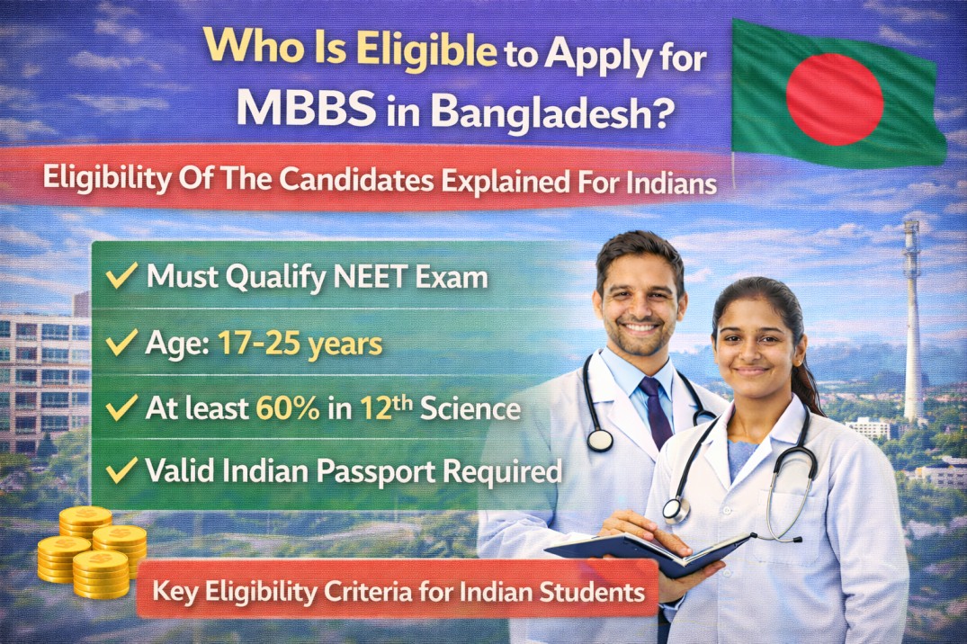 Who Is Eligible to Apply for MBBS in Bangladesh? Eligibility Of The Candidates Explained For Indians
