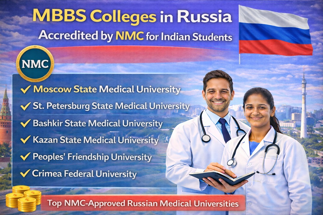 MBBS colleges in Russia accredited by NMC for Indian students