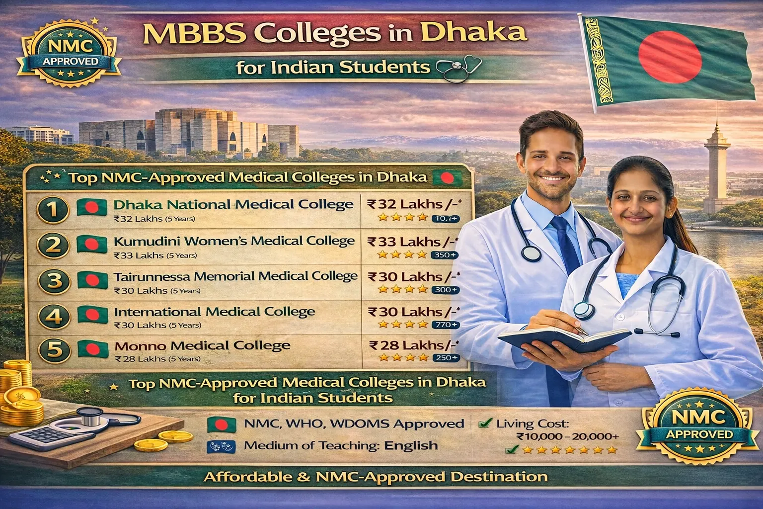 MBBS Colleges in Dhaka for Indian Students
