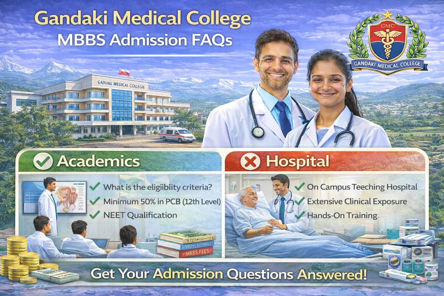 Gandaki Medical College MBBS Admission FAQs