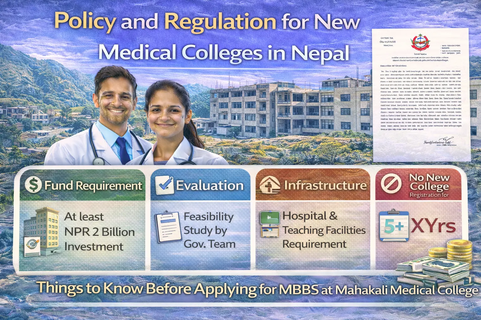 Policy and Regulation for New Medical Colleges in Nepal