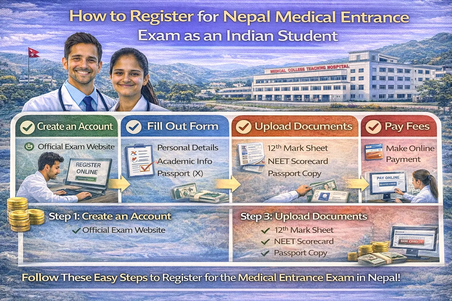 How to Apply for the Nepal MD/MS Medical Entrance Exam for Indian Candidates