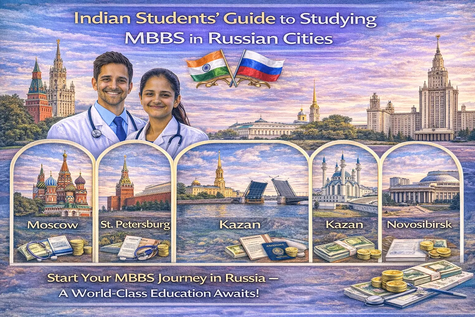 MBBS in Russian Cities:Indian Students Guide To Overview