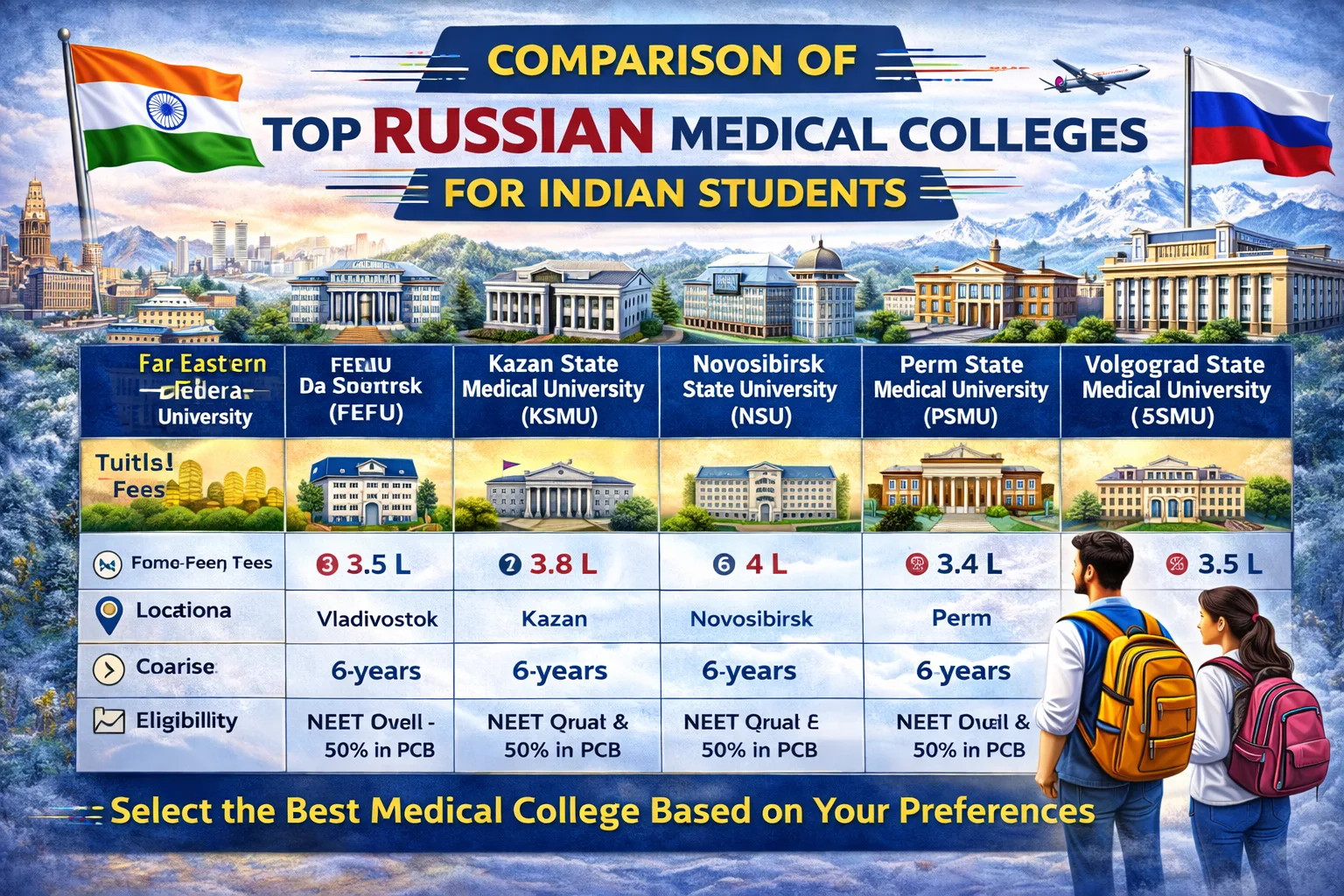 Best Medical Schools in Russia for Indian Students – Compared