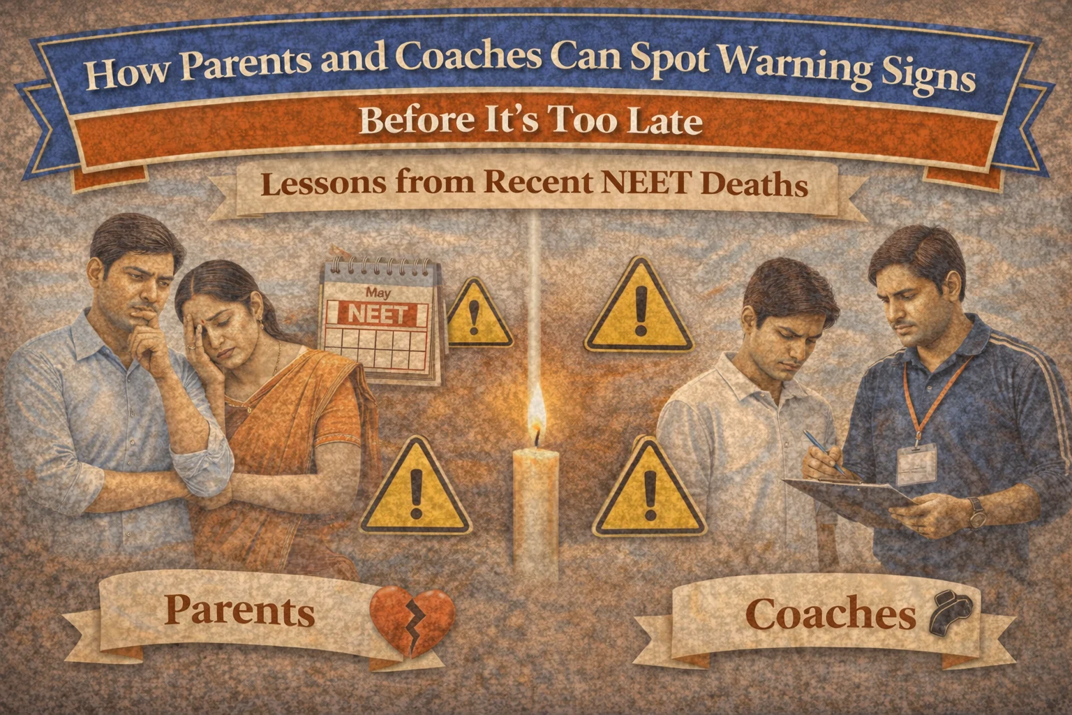 How Parents and Coaches Can Look to Identify Warning Signs Before It’s Too Late — Learnings from the Recent NEET Deaths