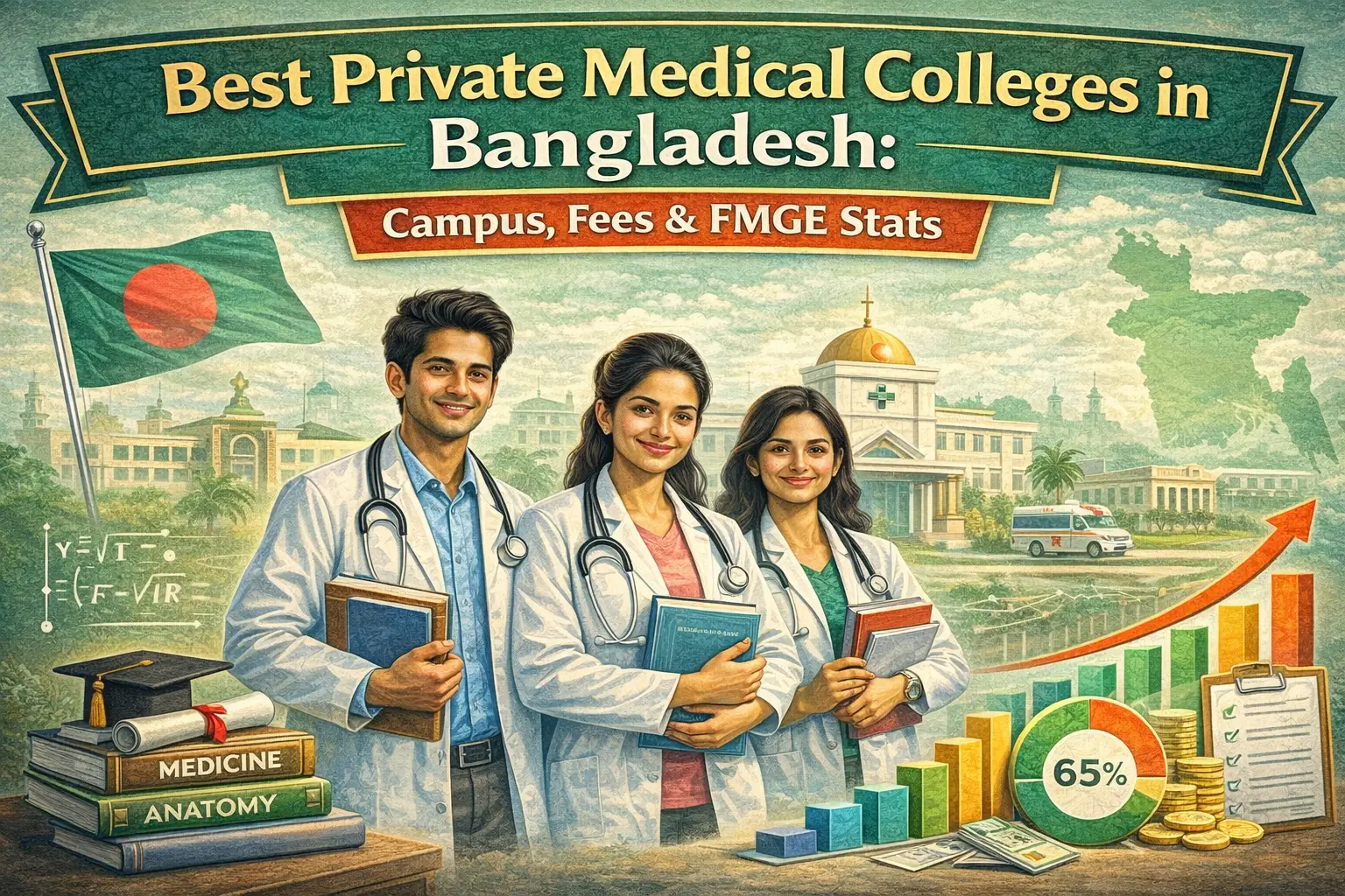 Top Private Medical Colleges in Bangladesh: Campus, Fees, and FMGE Stats for Indian Students