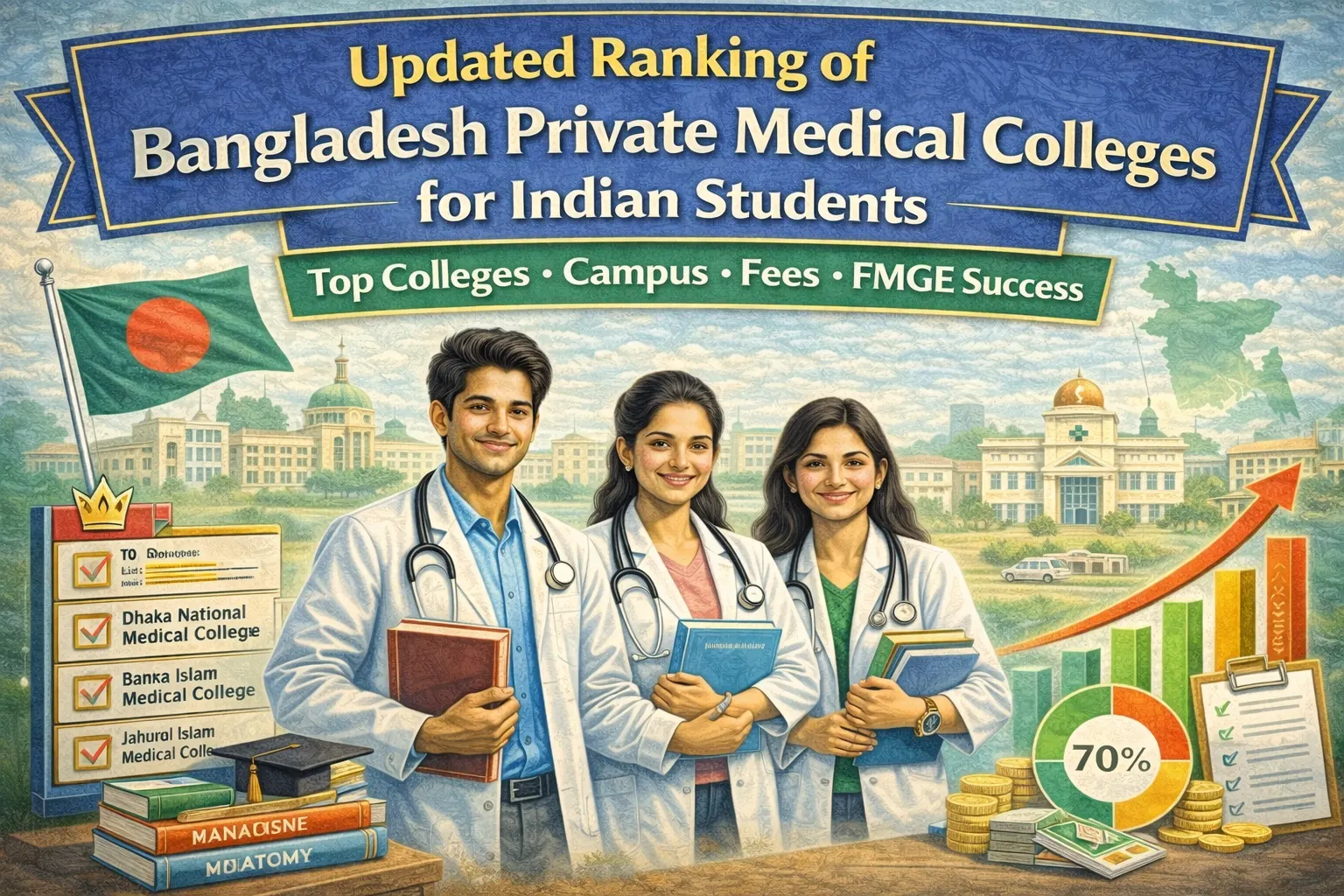 Revised Ranking List of Bangladesh Private Medical Colleges for Indian Students 2026