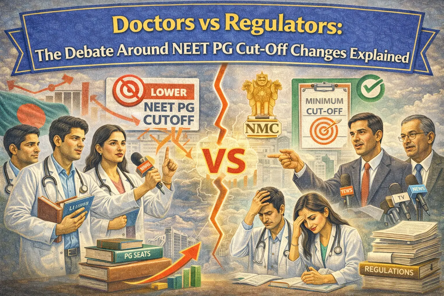 Doctors vs Regulators: The Row Over NEET PG Cut-Off Changes Explained