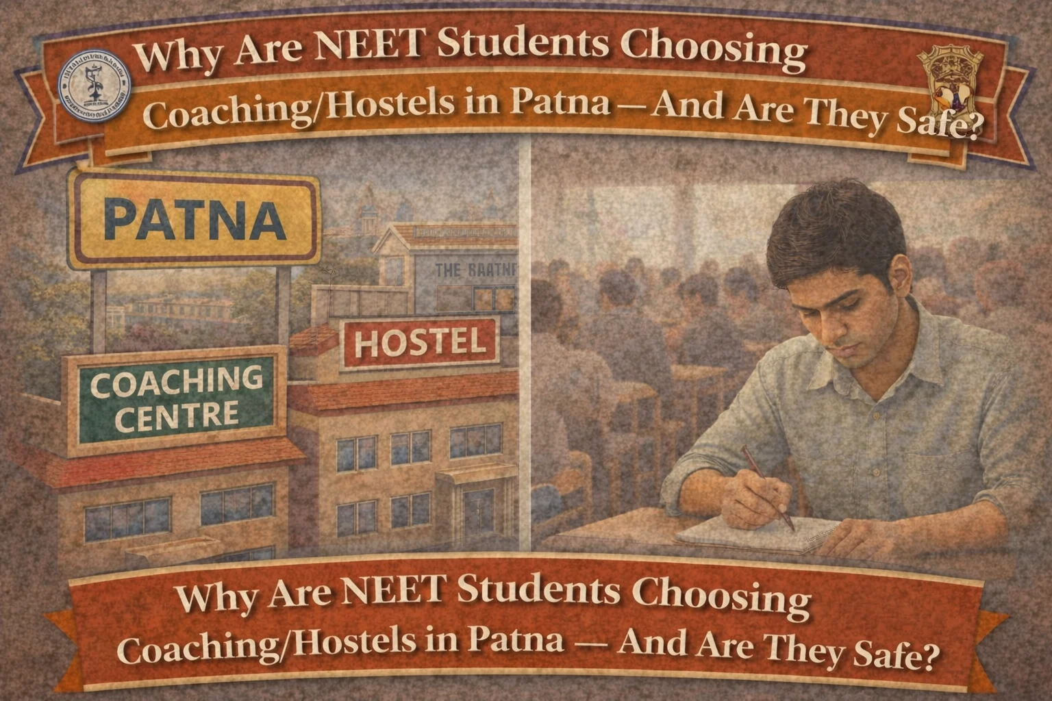 Why are NEET students picking coaching/hostels in Patna, and are they safe?