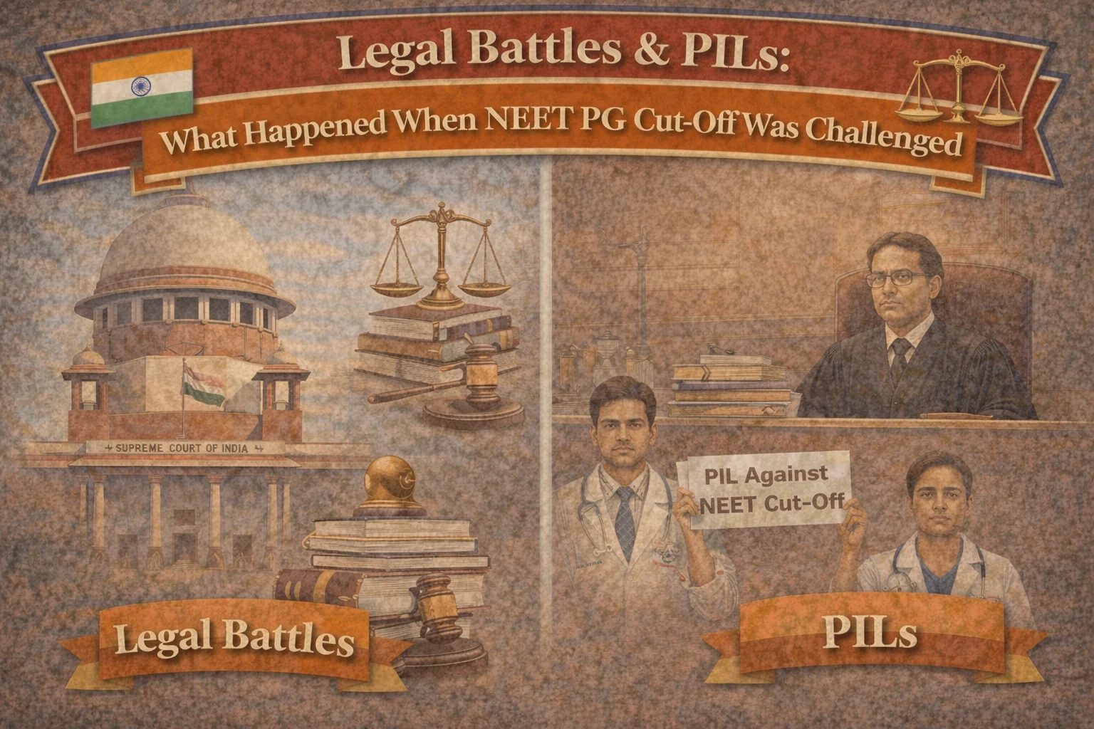 Legal Battles & PILs: What Transpired When NEET PG Cut-Off Was Challenged