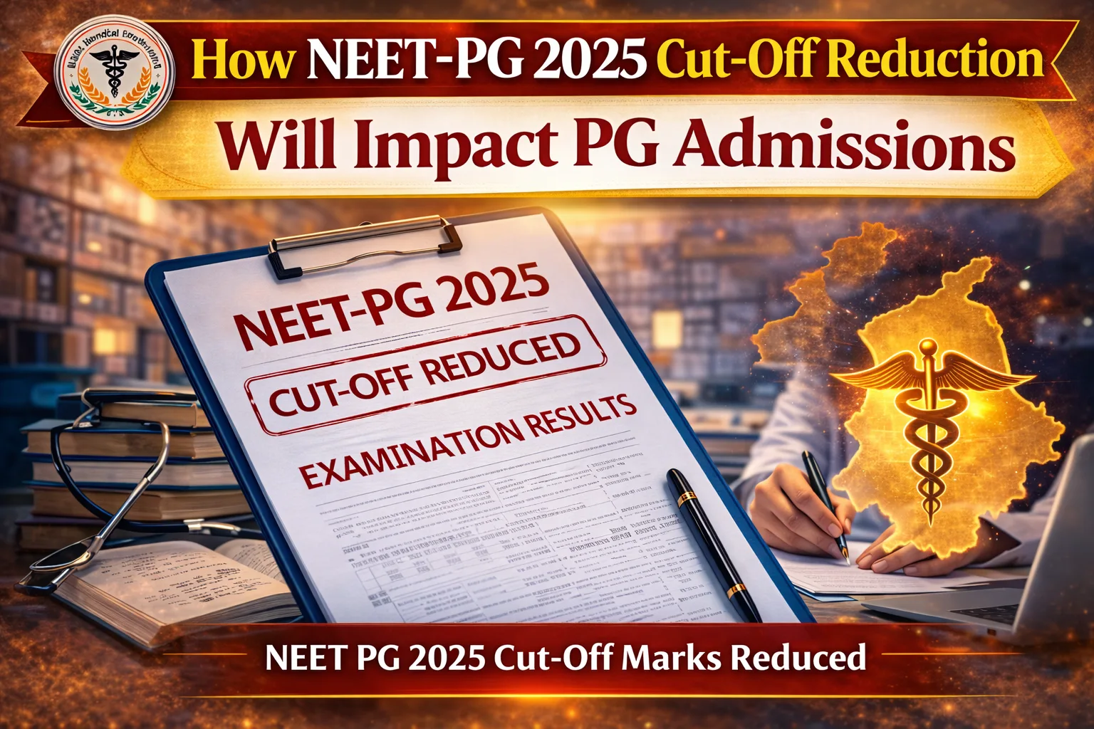 Impact of Reduction of NEET-PG 2025 Cut-Off on PG Admissions