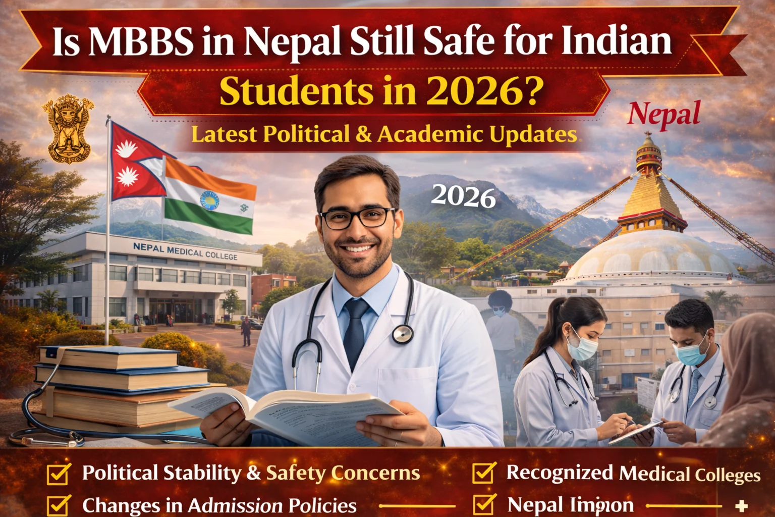 Is It Safe for Indian Students to Get an MBBS in Nepal in 2026? Newest Political and Academic Updates