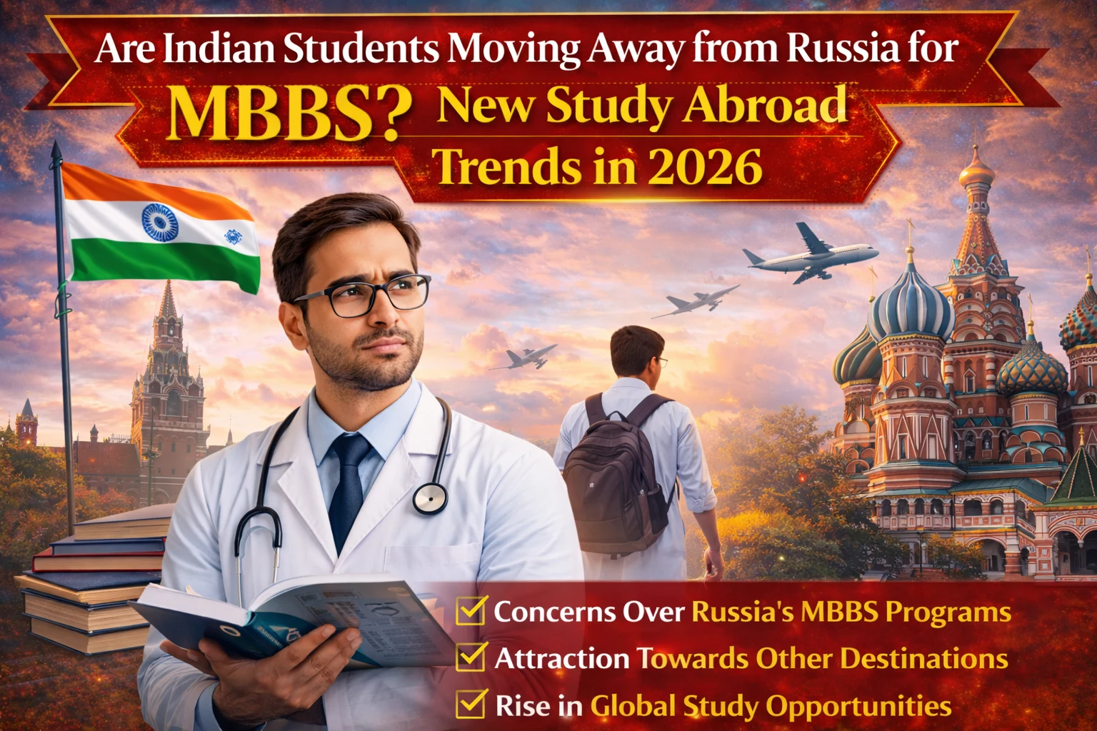 Indian Students Shifting from Russia to MBBS? Latest Update Up to Oct 2023