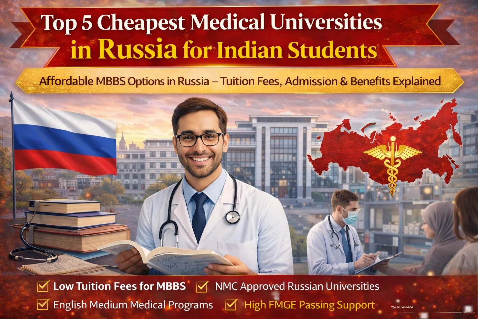 5 Most Affordable Medical Universities in Russia for Indian Students