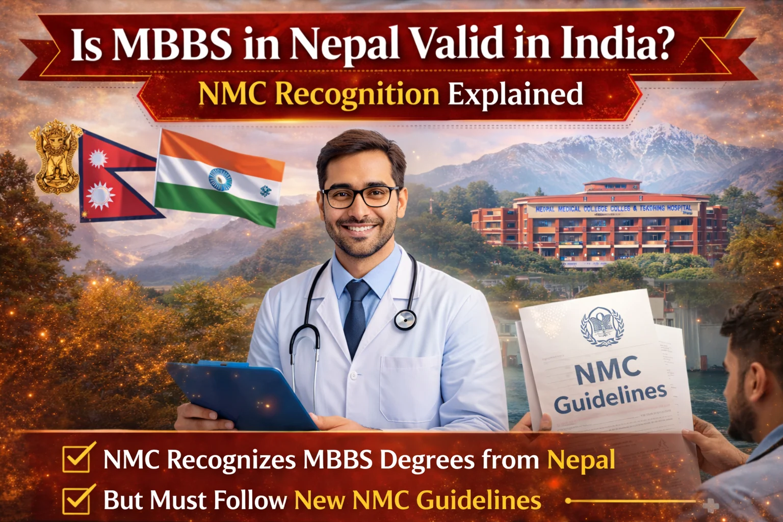 Validity of MBBS in Nepal in India? NMC Recognition Explained