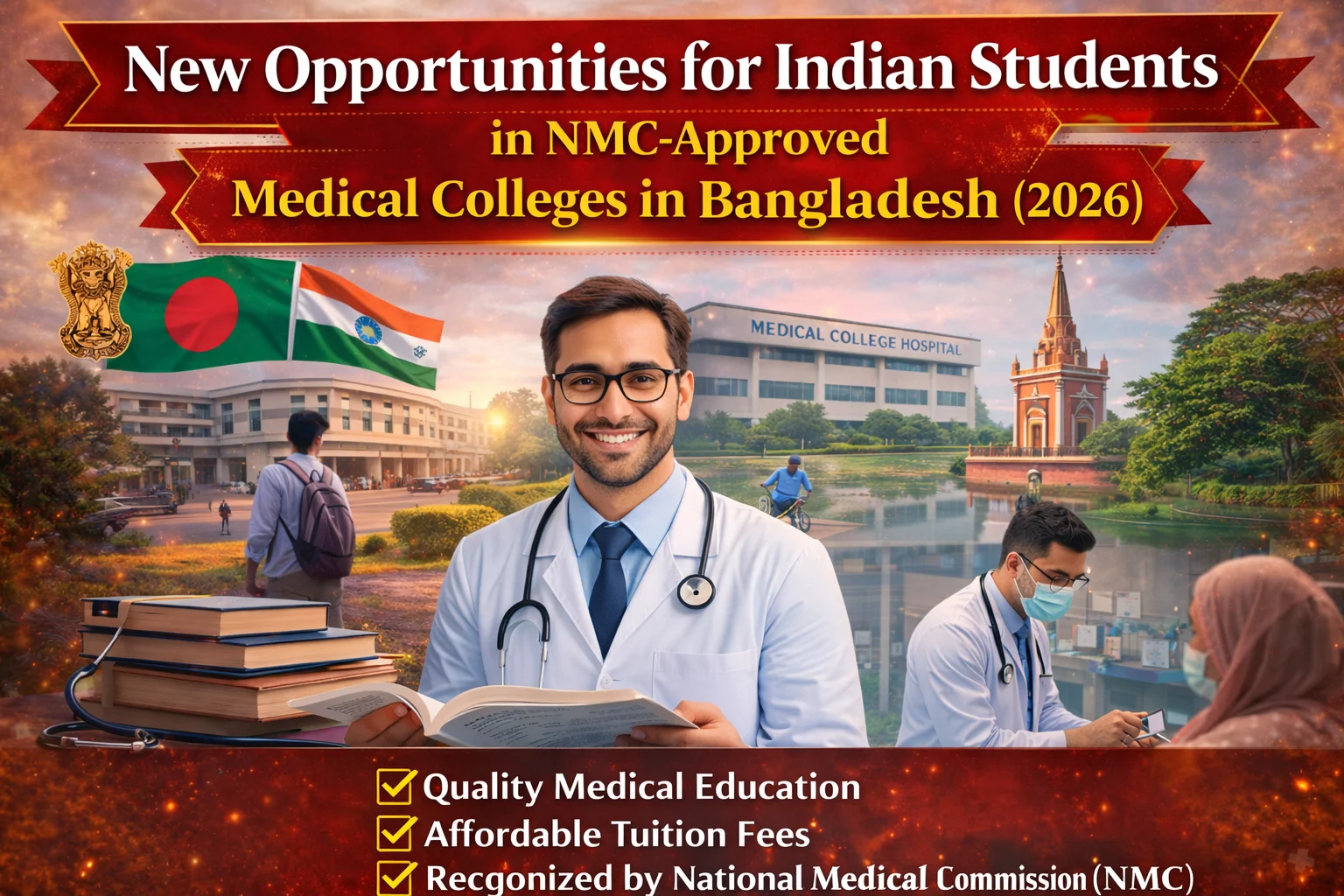 NMC-Approved Medical Colleges in Bangladesh Offer New Options for Indian Students (2026)