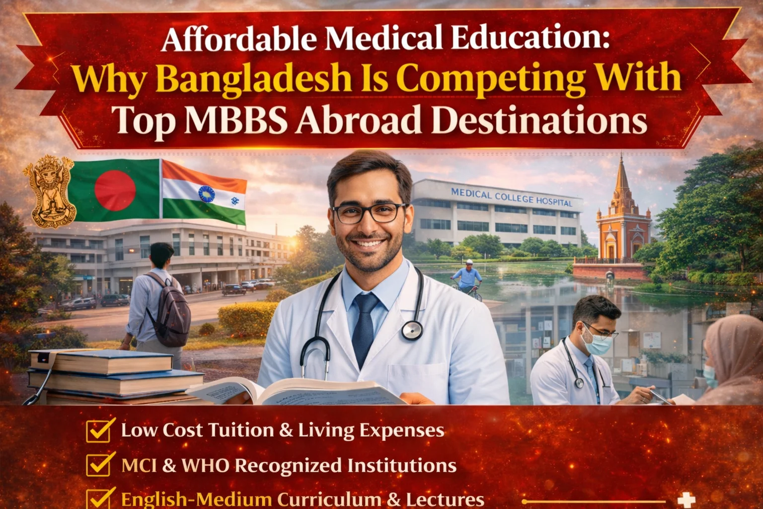 Top MBBS Abroad Destinations: The Perfect Competitor Is Bangladesh