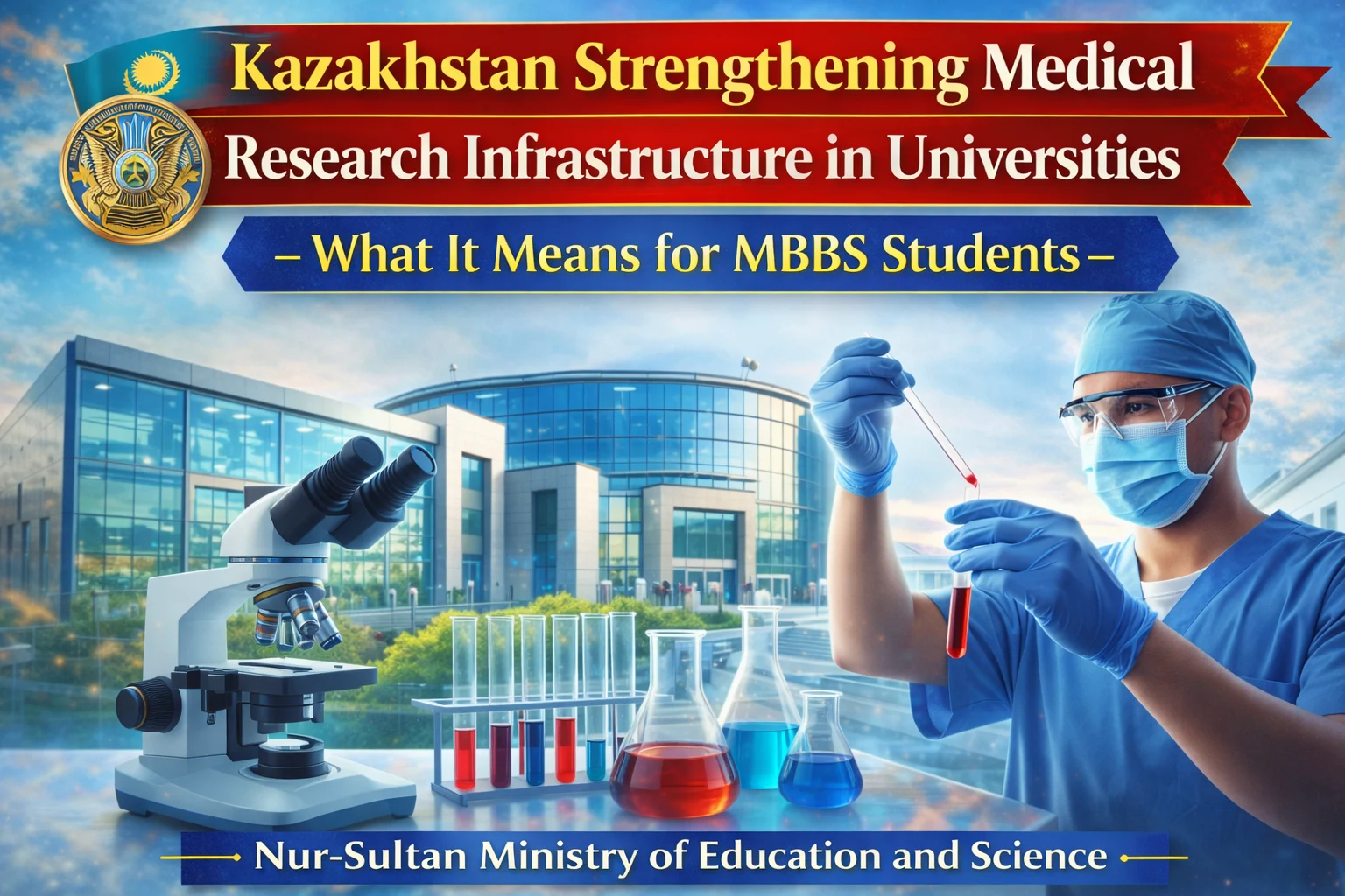 Kazakhstan enhances medical research infrastructure in universities: A boon for MBBS students